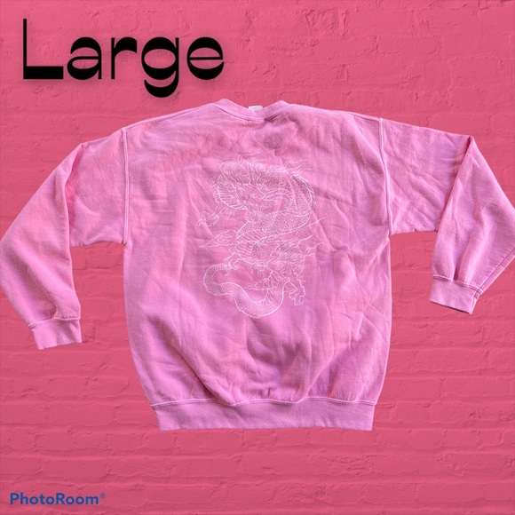 bdg y2k dragon crew neck sweatshirt